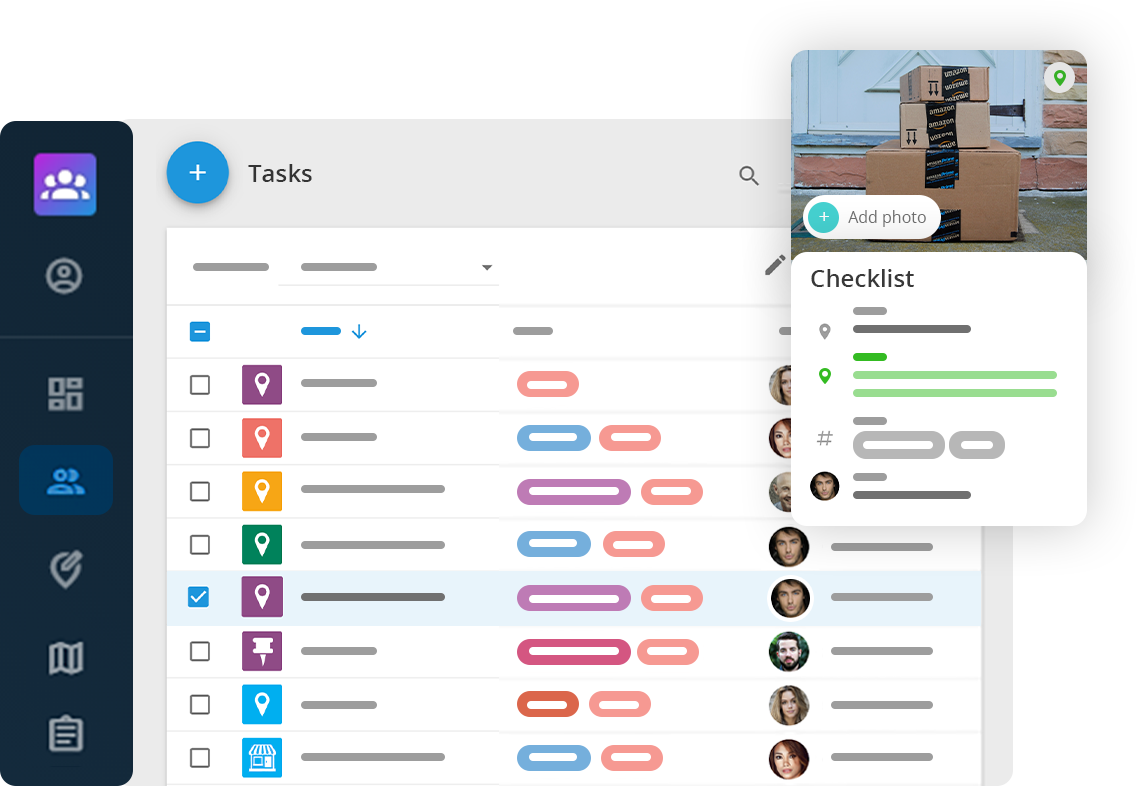 Mobile work orders, tasks and proof of service